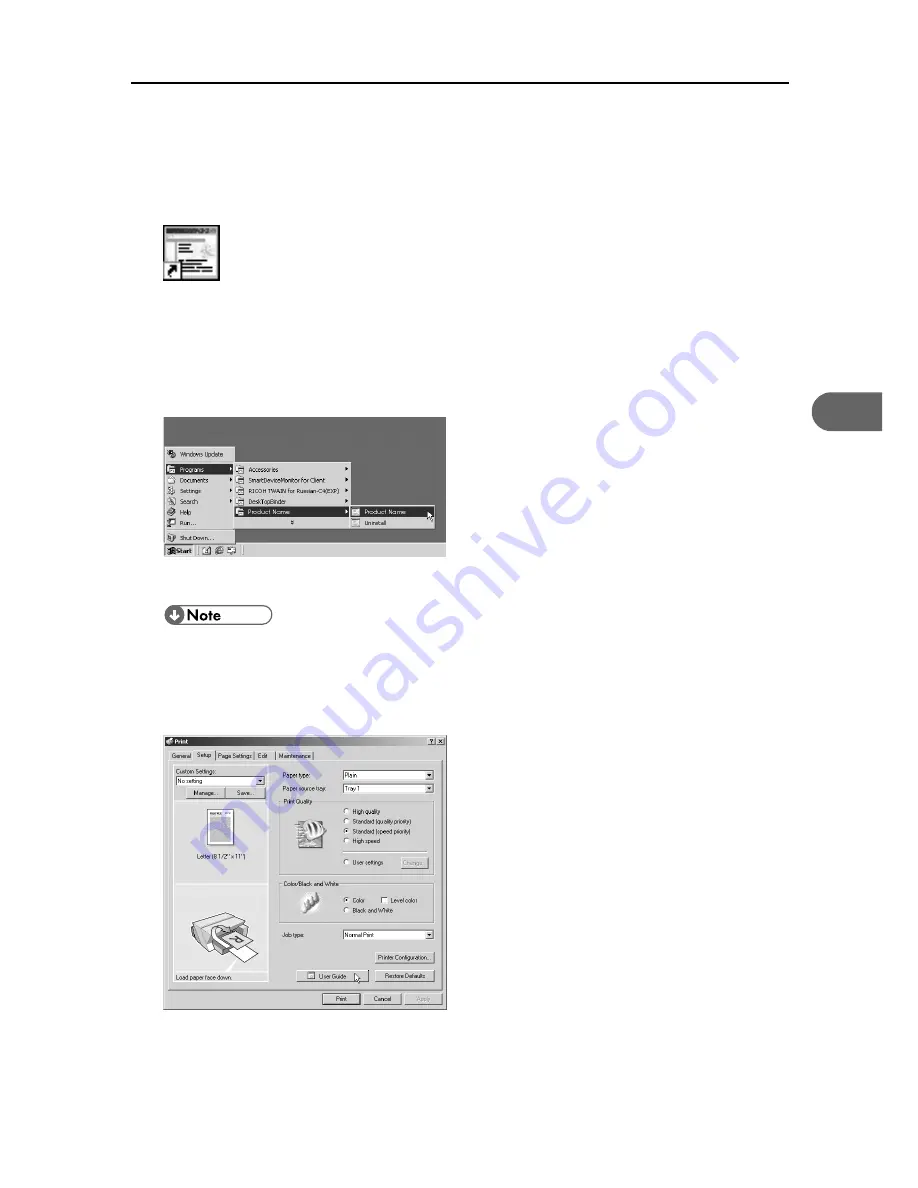 Ricoh Aficio G7500 Setup Manual Download Page 33