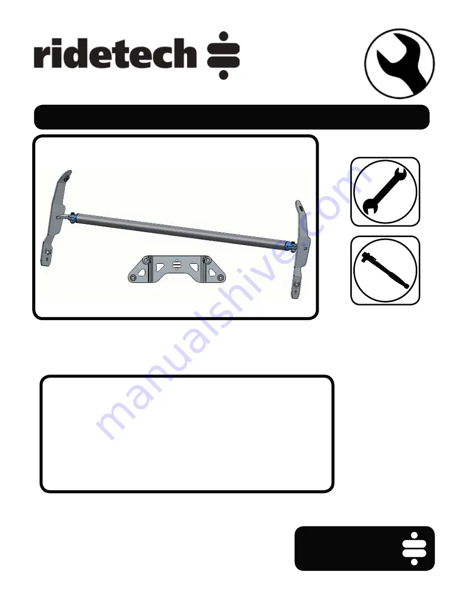 Ridetech 41583000 Скачать руководство пользователя страница 1