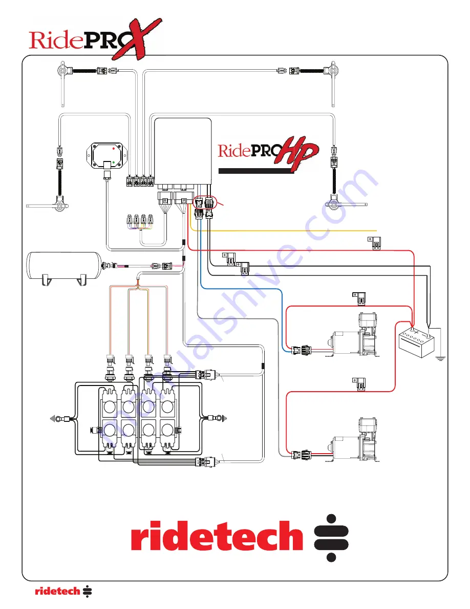 Ridetech RidePRO-HP Installation Manual & Operation Manual Download Page 24