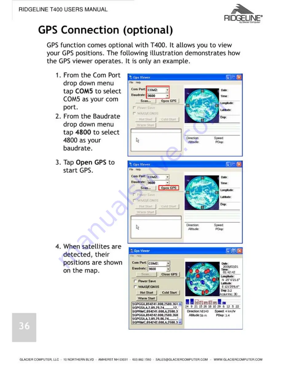 RidgeLine T400 User Manual Download Page 46