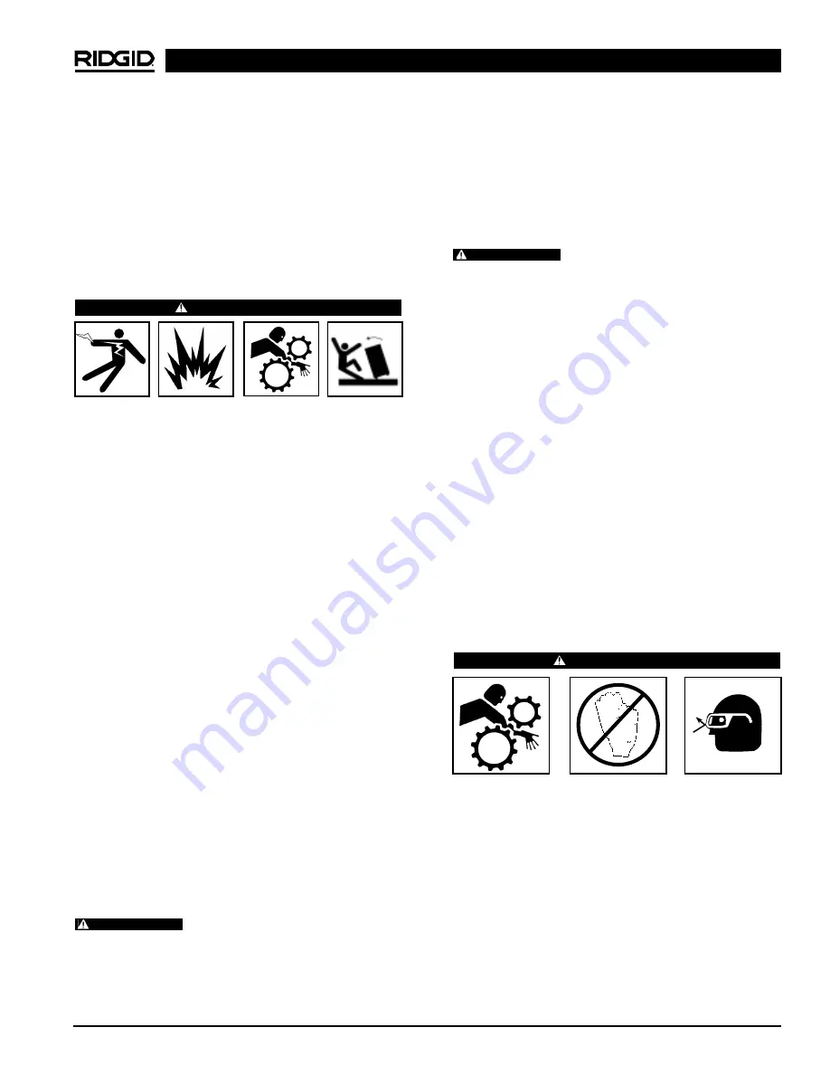 RIDGID 700 Operator'S Manual Download Page 35