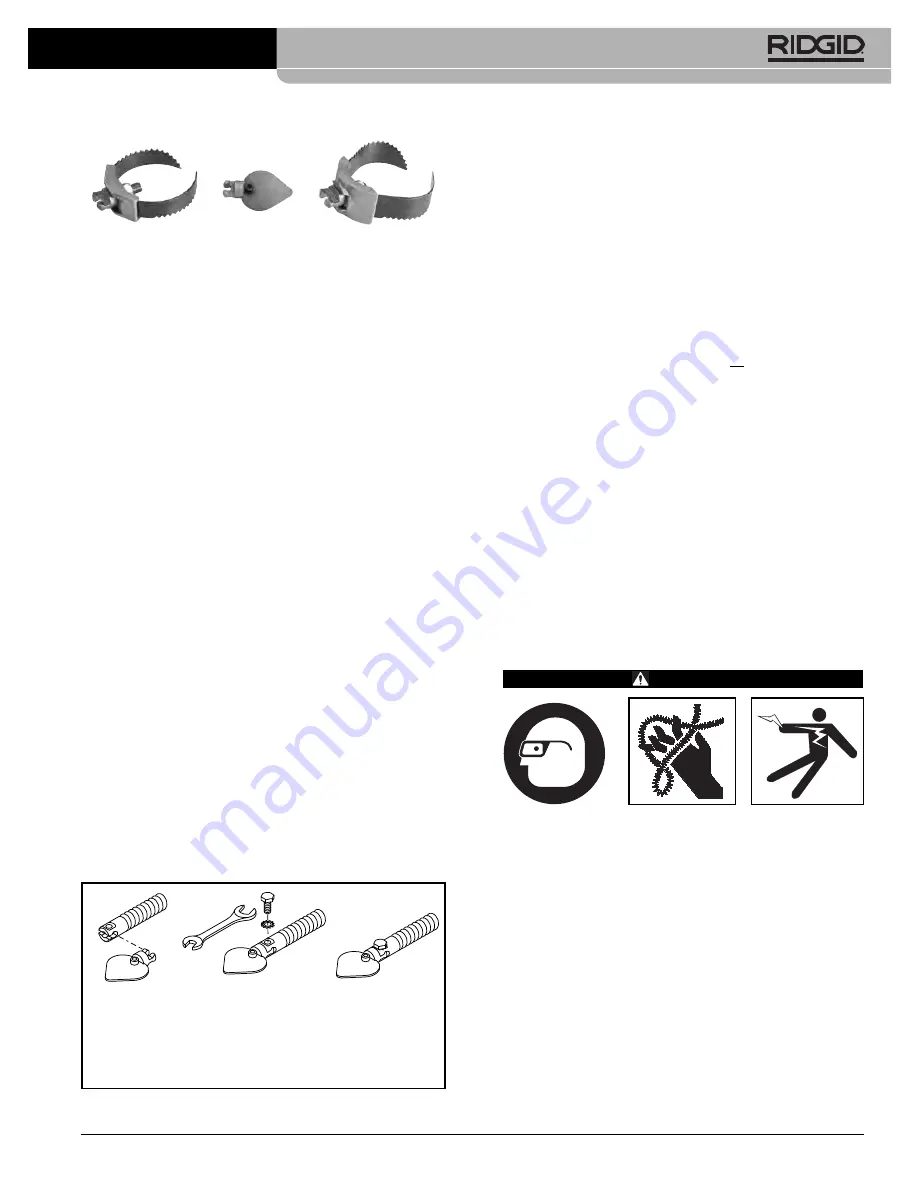 RIDGID K-750R Manual Download Page 11