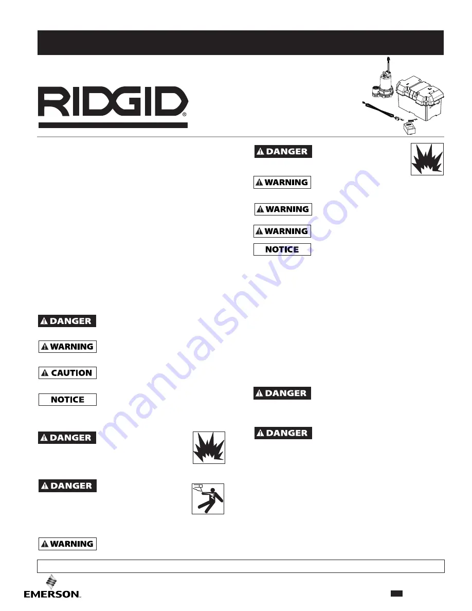 RIDGID R12V Operating Instructions & Parts Manual Download Page 1