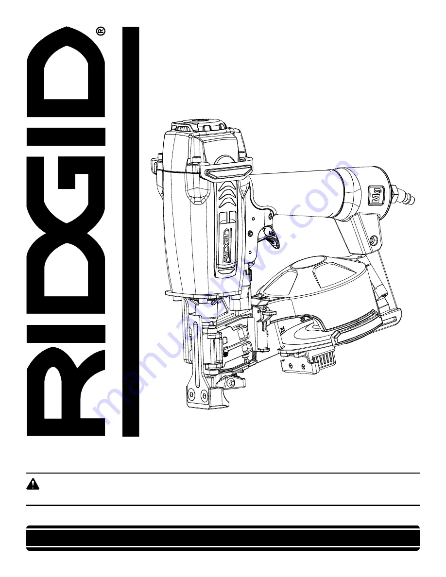 RIDGID R175RNA Operator'S Manual Download Page 1