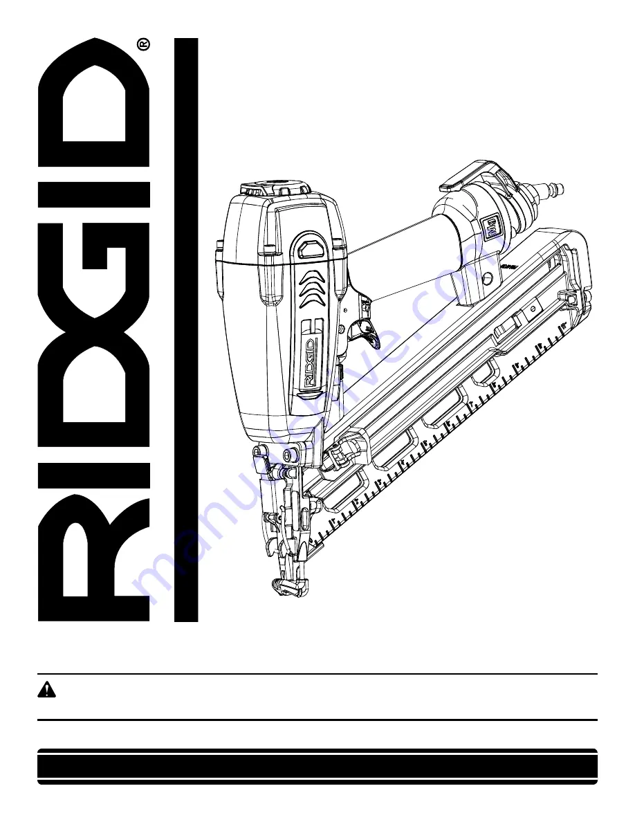 RIDGID R250AFA Operator'S Manual Download Page 1