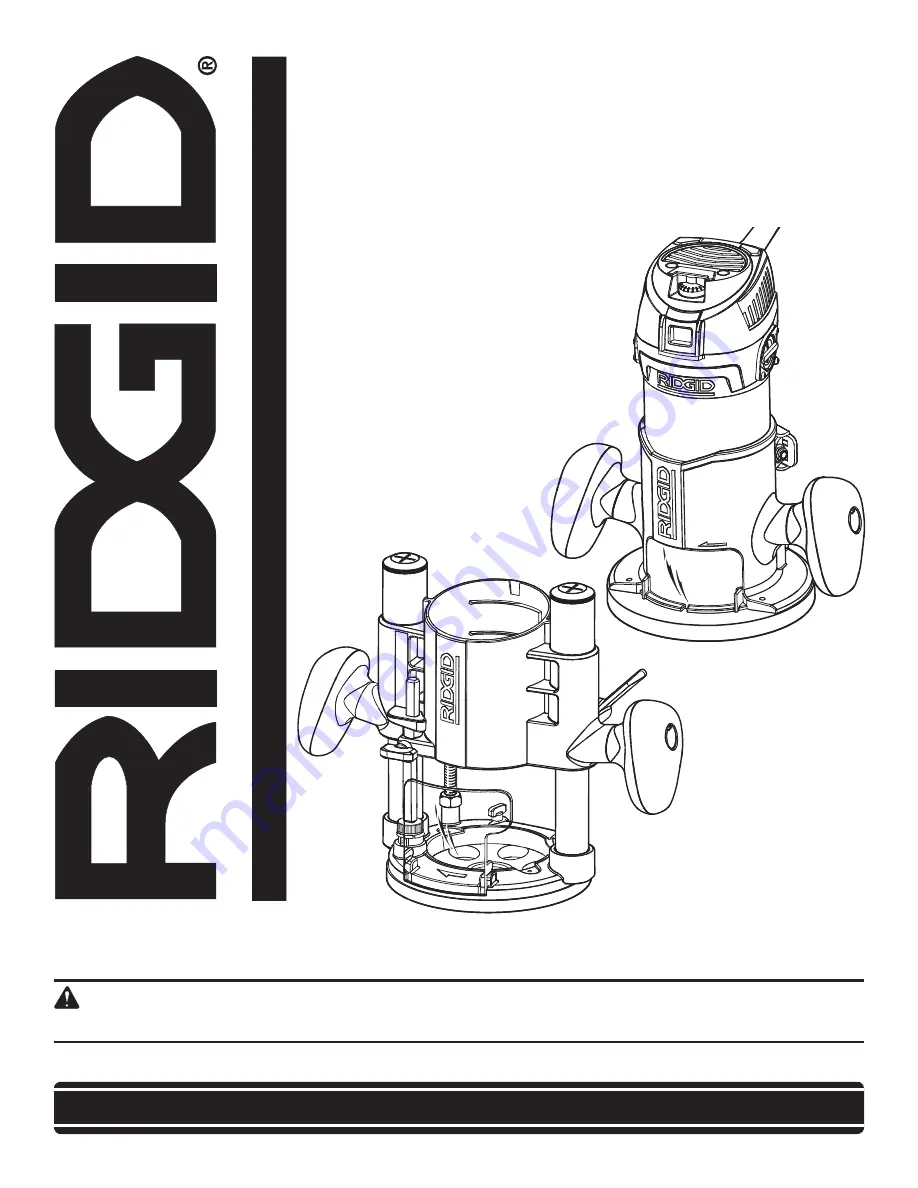 RIDGID R2900 Скачать руководство пользователя страница 1