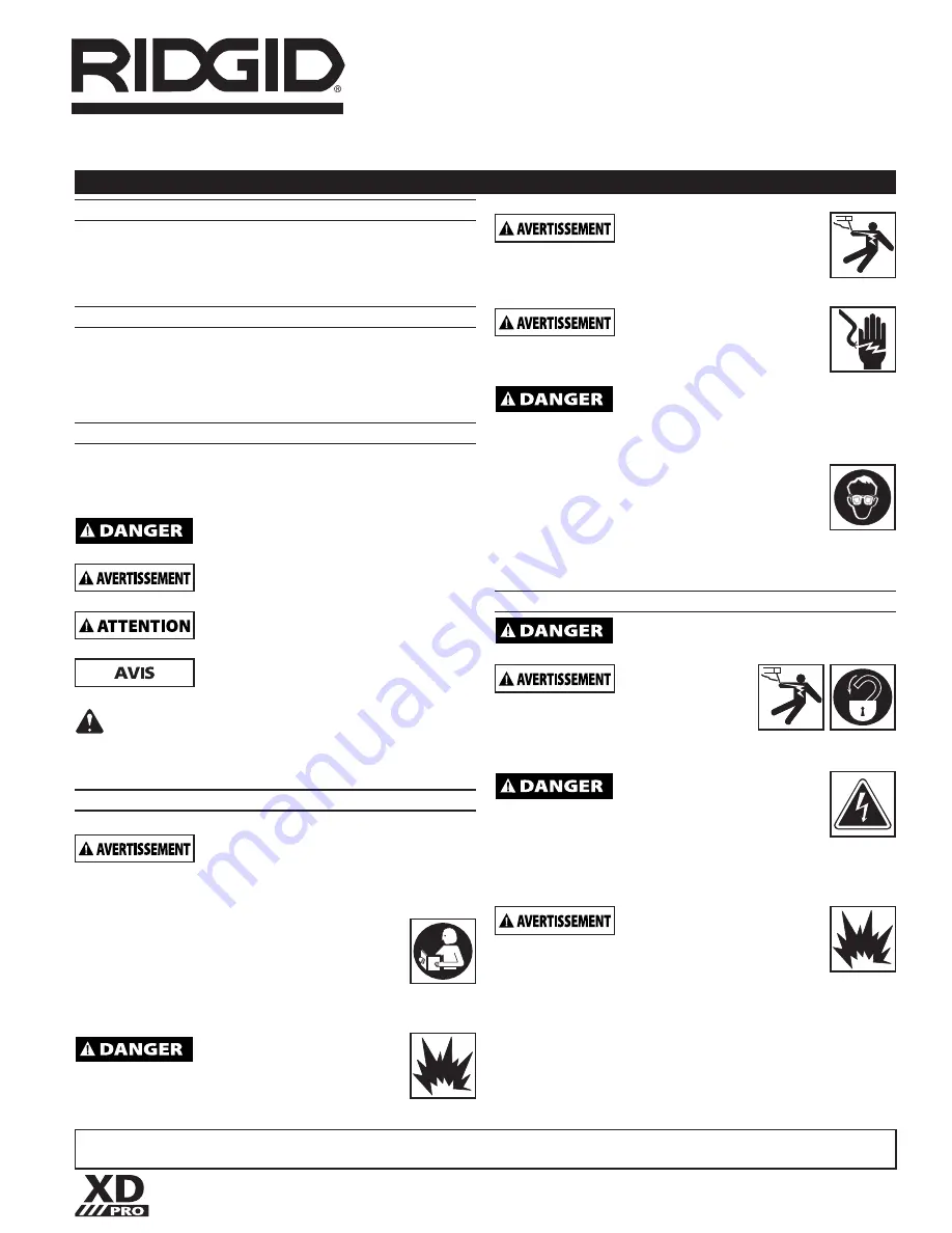 RIDGID RAPC250 Operating Instructions & Parts Manual Download Page 7