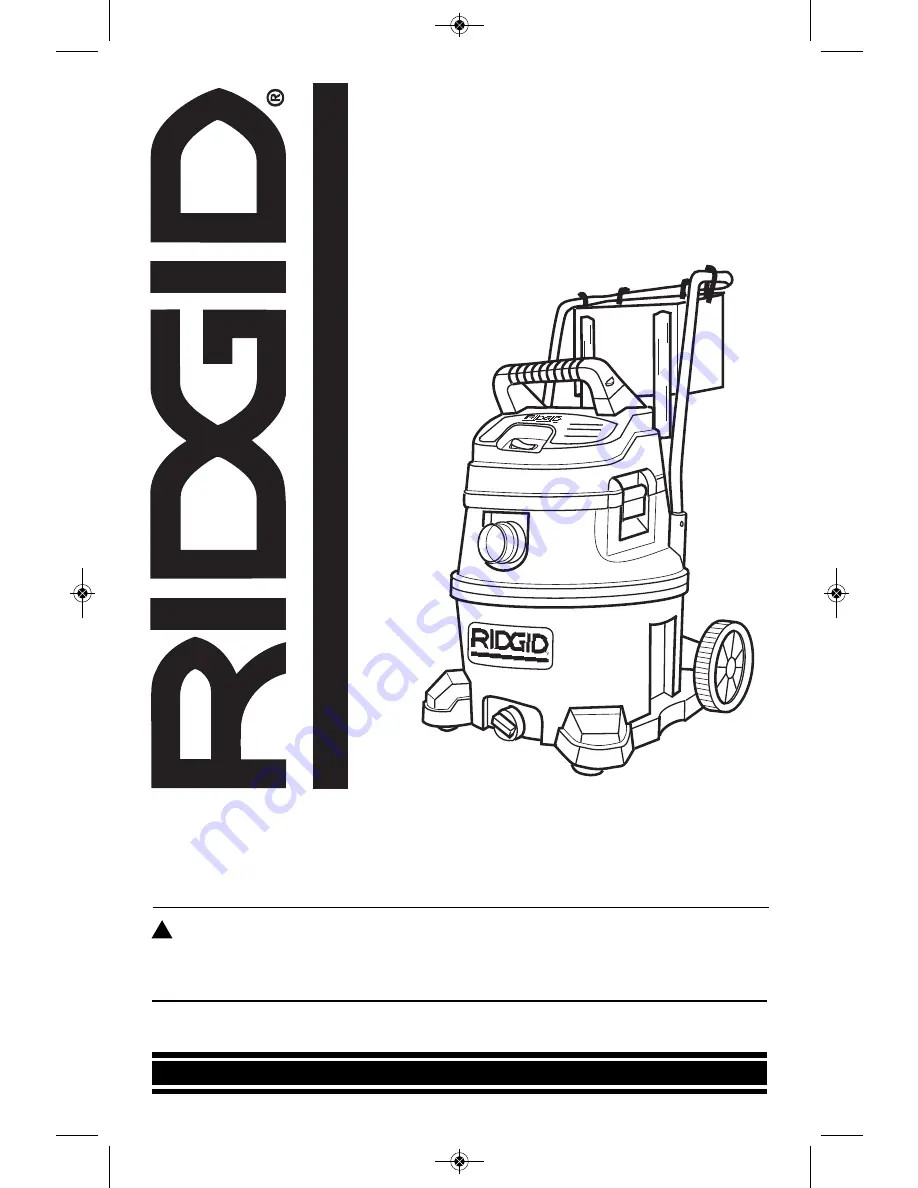 RIDGID RV24000 Owner'S Manual Download Page 1