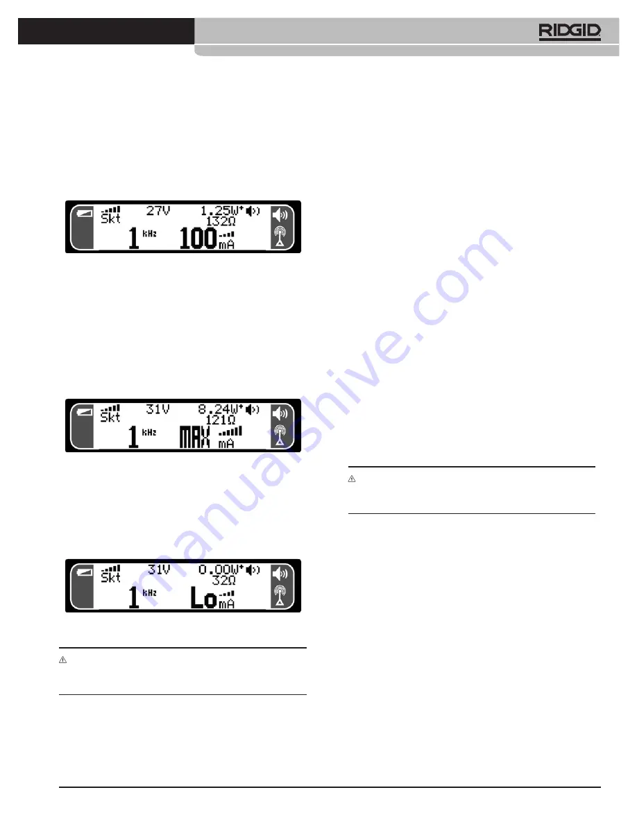 RIDGID SeekTech ST-510 Operating Instructions Manual Download Page 138