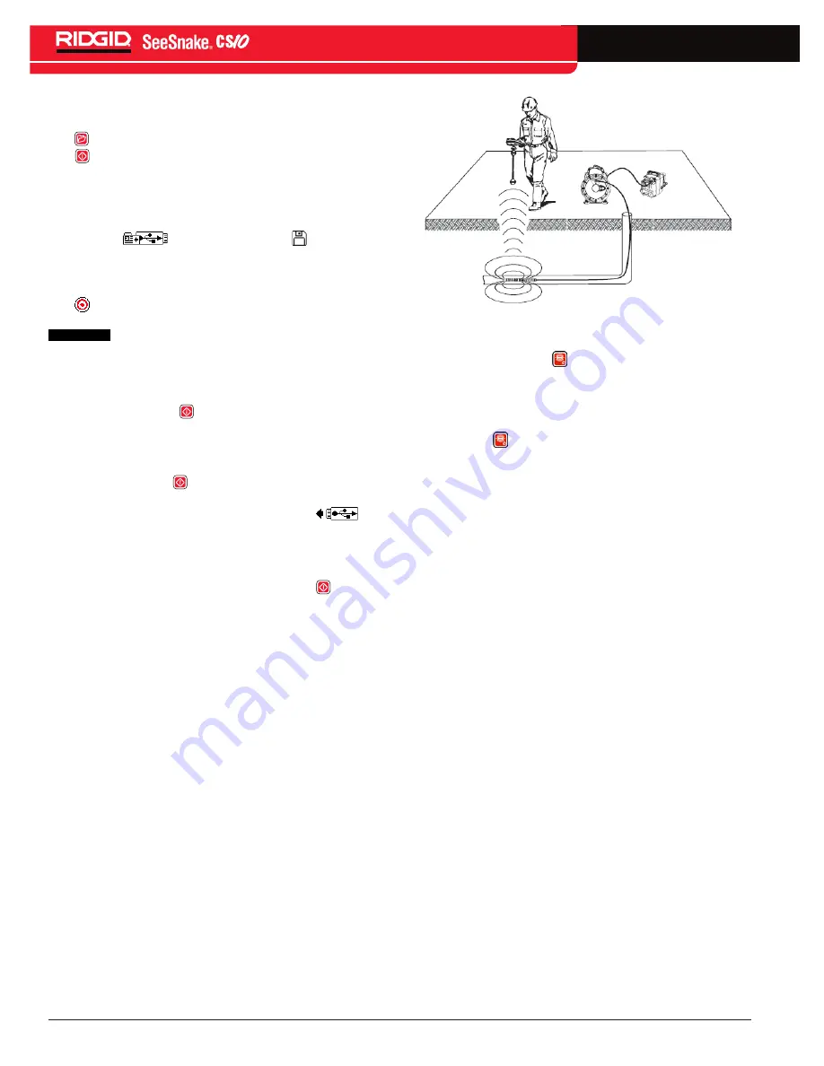 RIDGID SeeSnake CS10 Operator'S Manual Download Page 14