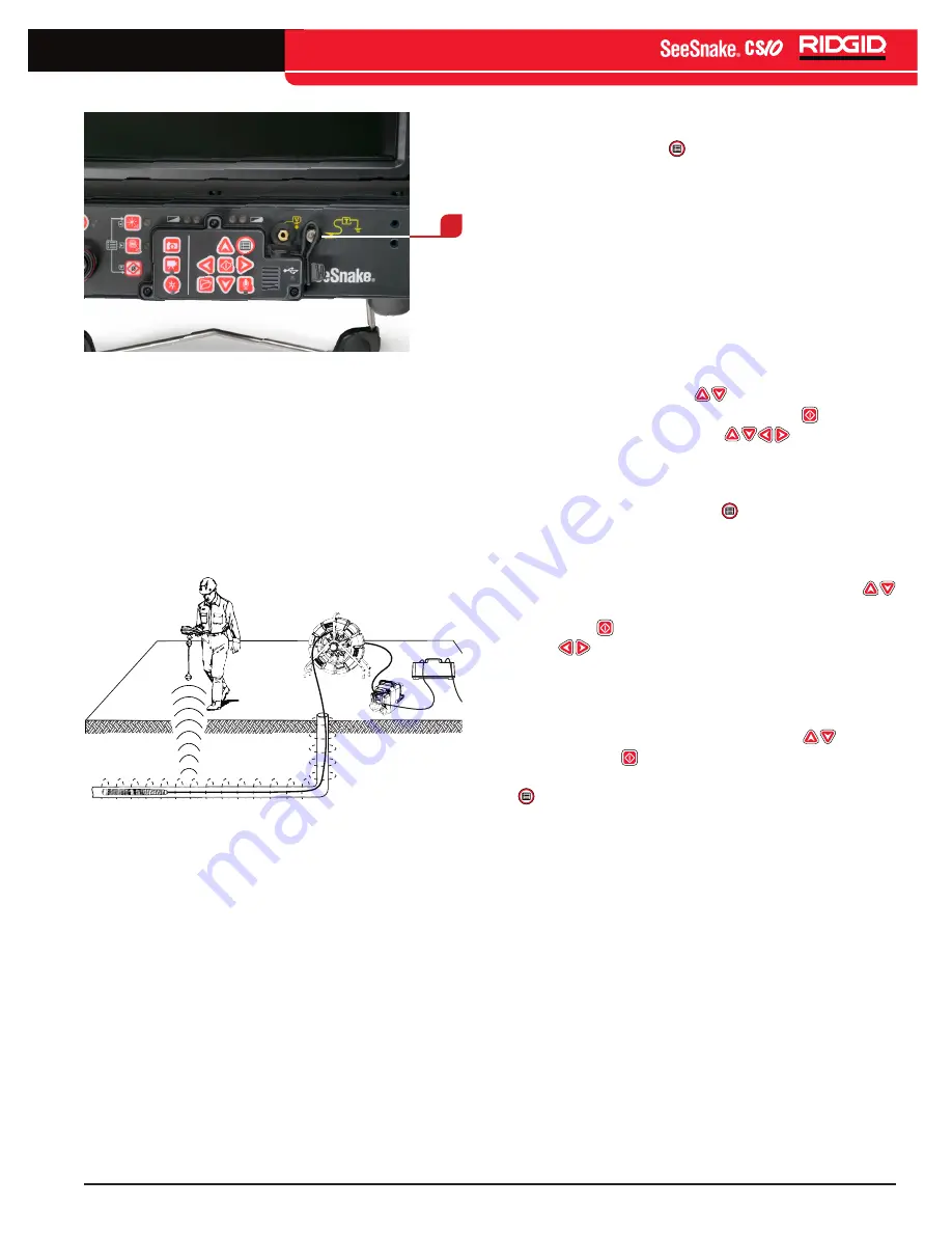 RIDGID SeeSnake CS10 Operator'S Manual Download Page 15