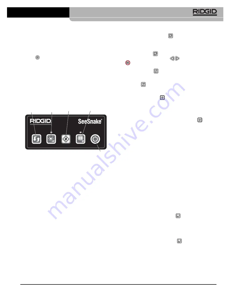 RIDGID SeeSnake MINIPak Manual Download Page 11