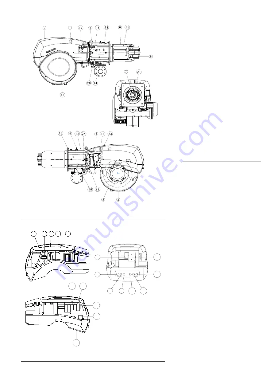 Riello Burners RS 300/E BLU Installation, Use And Maintenance Instructions Download Page 11