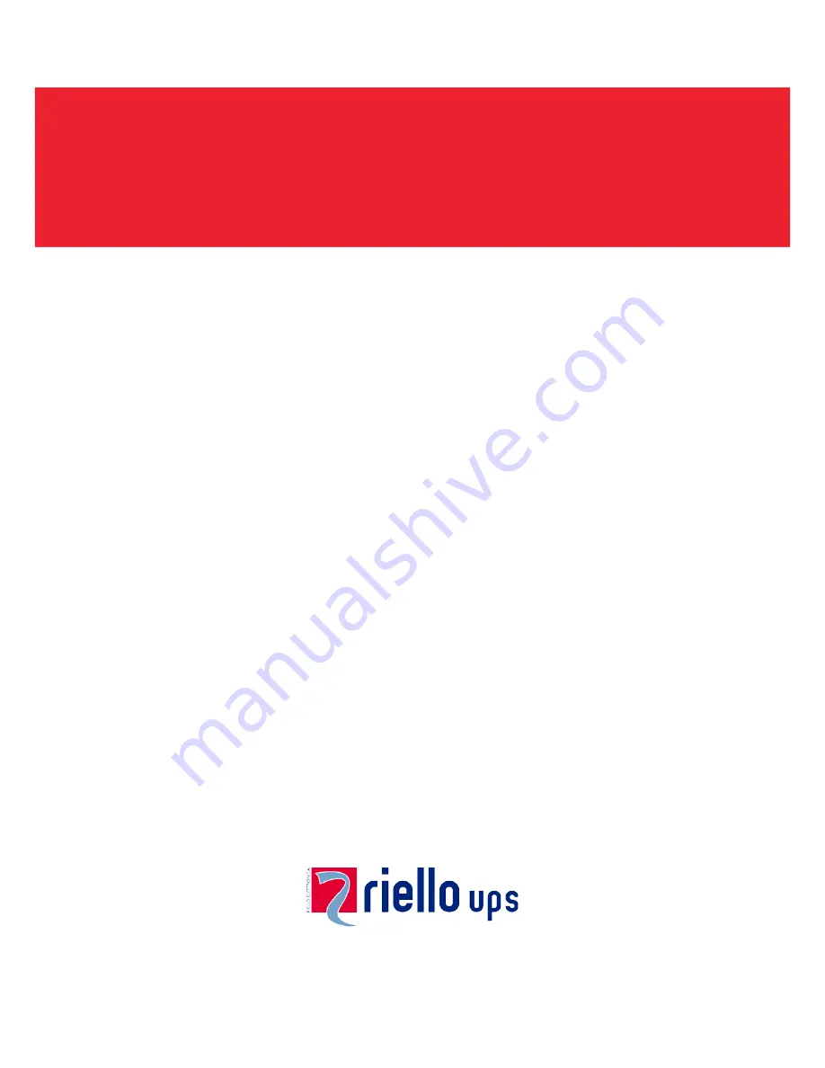 Riello UPS Master HE 100 kVA Technical Specifications Download Page 34