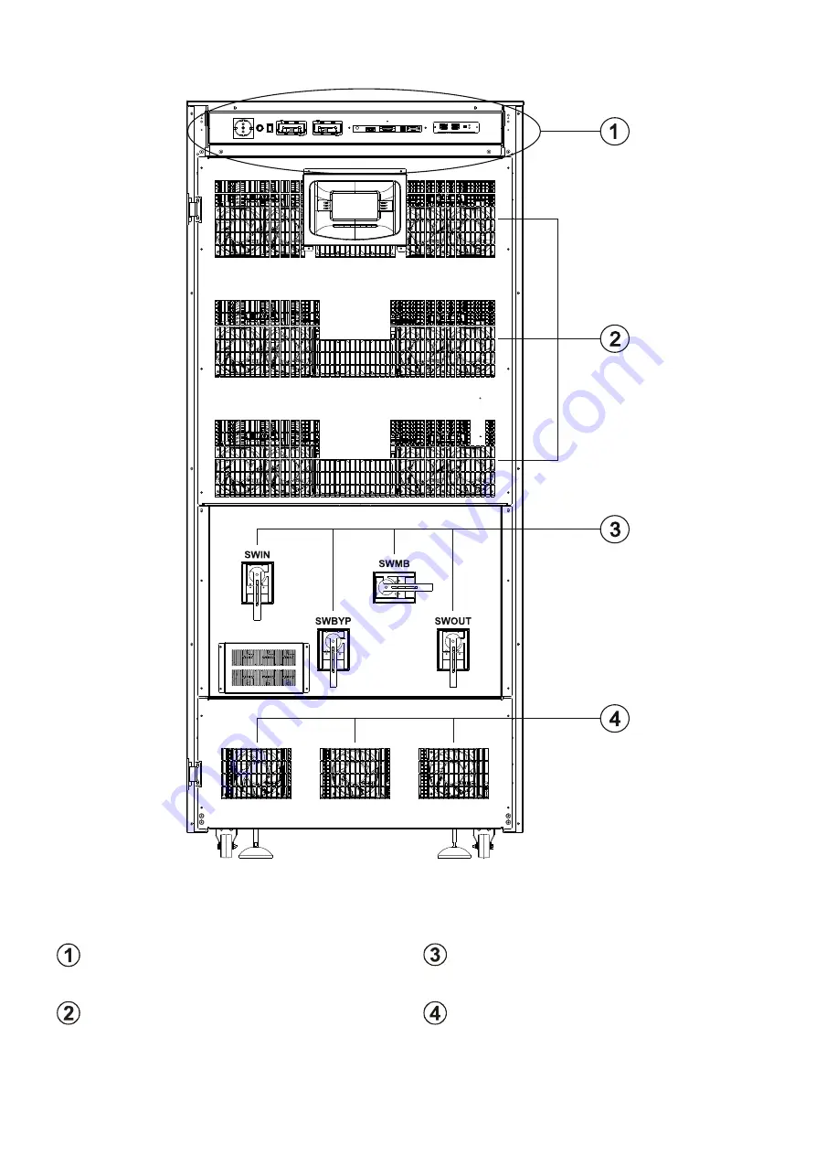 Riello UPS Multi Sentry 160 MST Installation And Use Manual Download Page 60