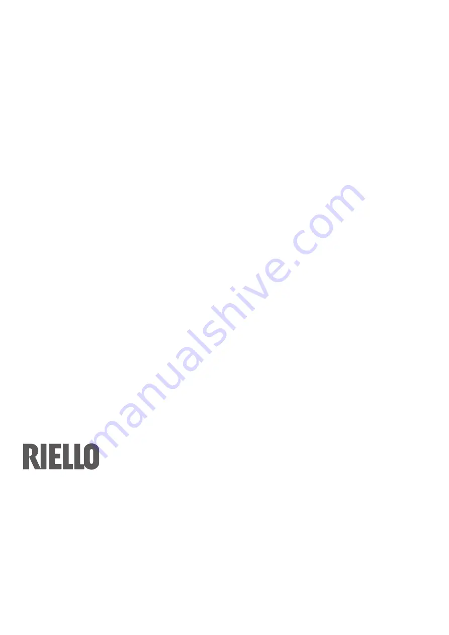 Riello 20023353 Installation Instructions Manual Download Page 16