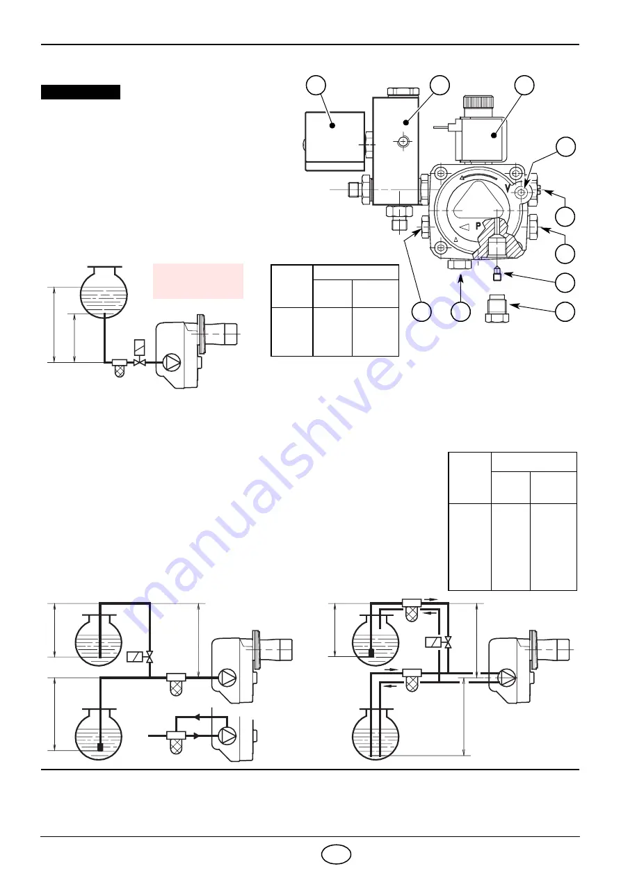 Riello Gulliver RG5D TL Installation, Use And Maintenance Instructions Download Page 58