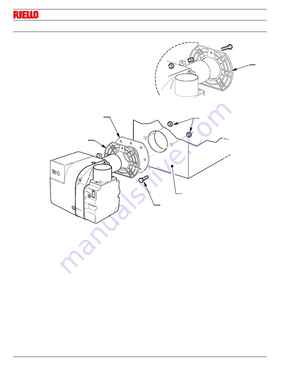 Riello RDB2.2R T1 BF FCX22 Installation, Use And Maintenance Instructions Download Page 16