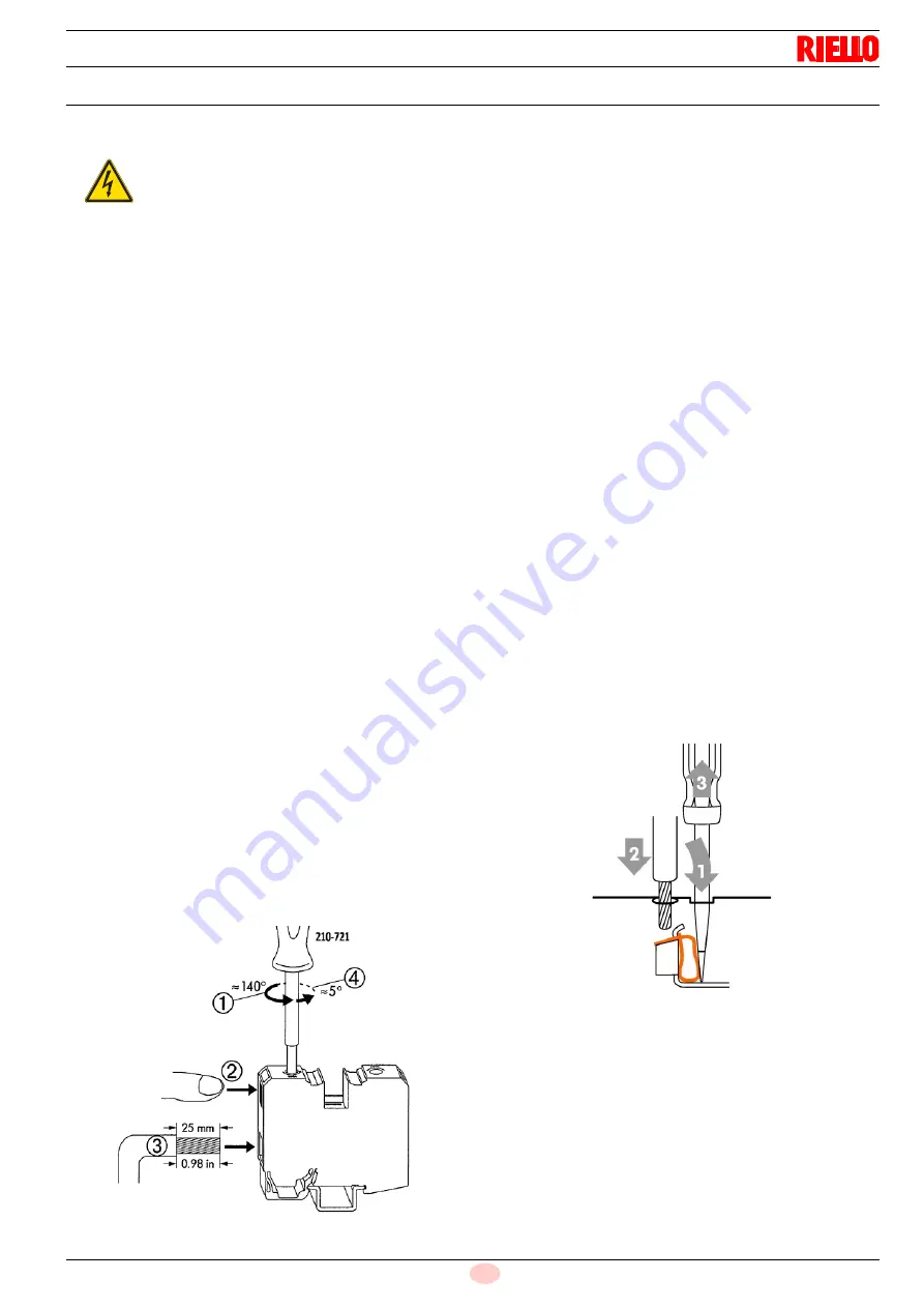 Riello RLS 1600/EV C11 Installation, Use And Maintenance Instructions Download Page 29