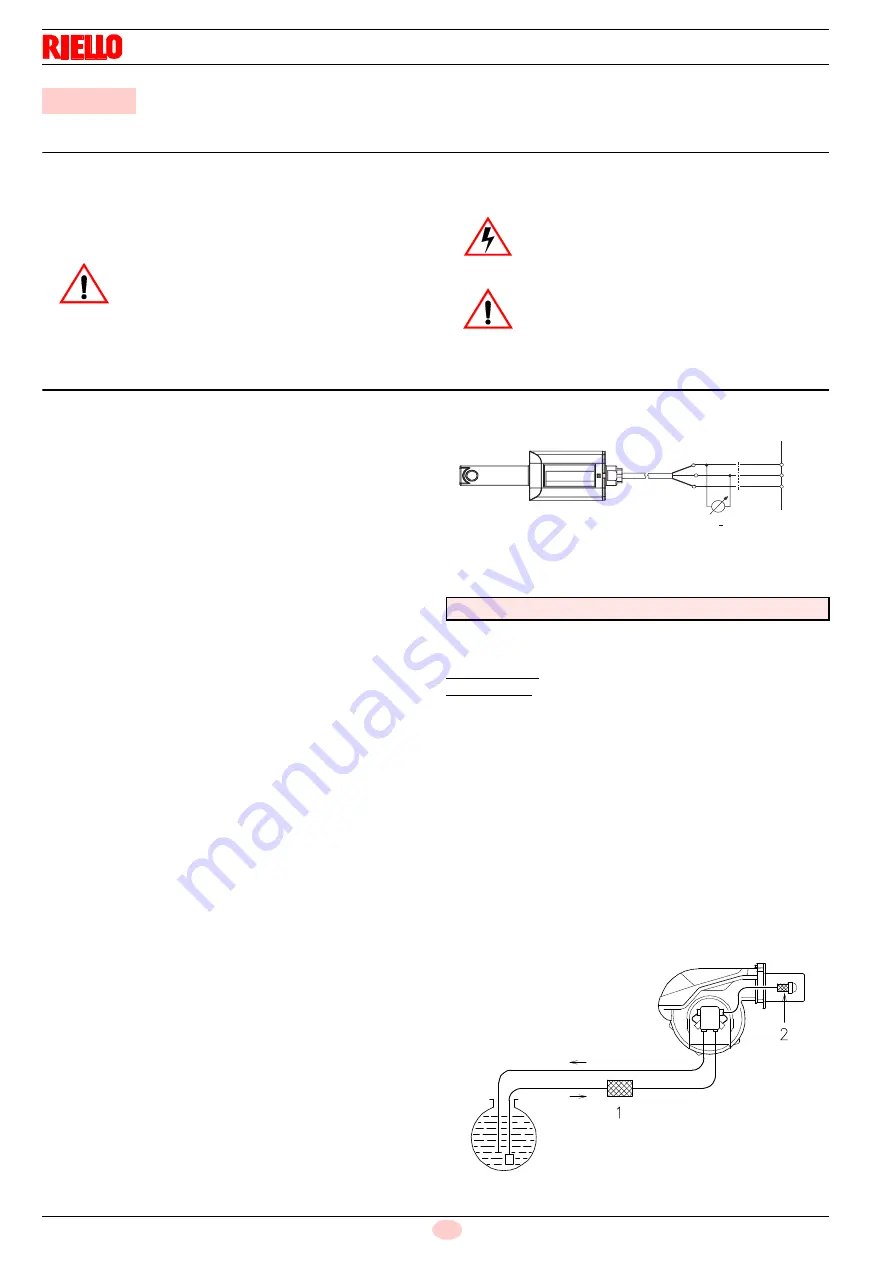 Riello RLS 800/EV MX Installation, Use And Maintenance Instructions Download Page 34