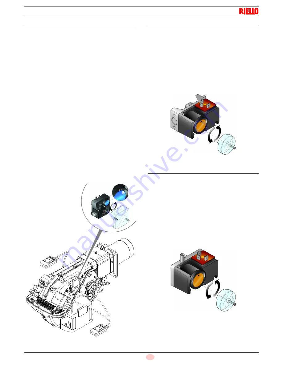 Riello RS 100 Installation, Use And Maintenance Instructions Download Page 62