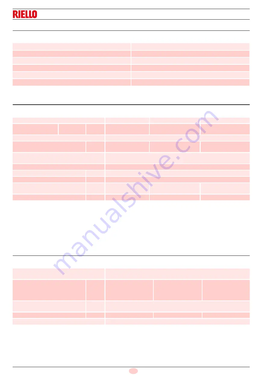 Riello RS 1300/E C01 Installation, Use And Maintenance Instructions Download Page 10