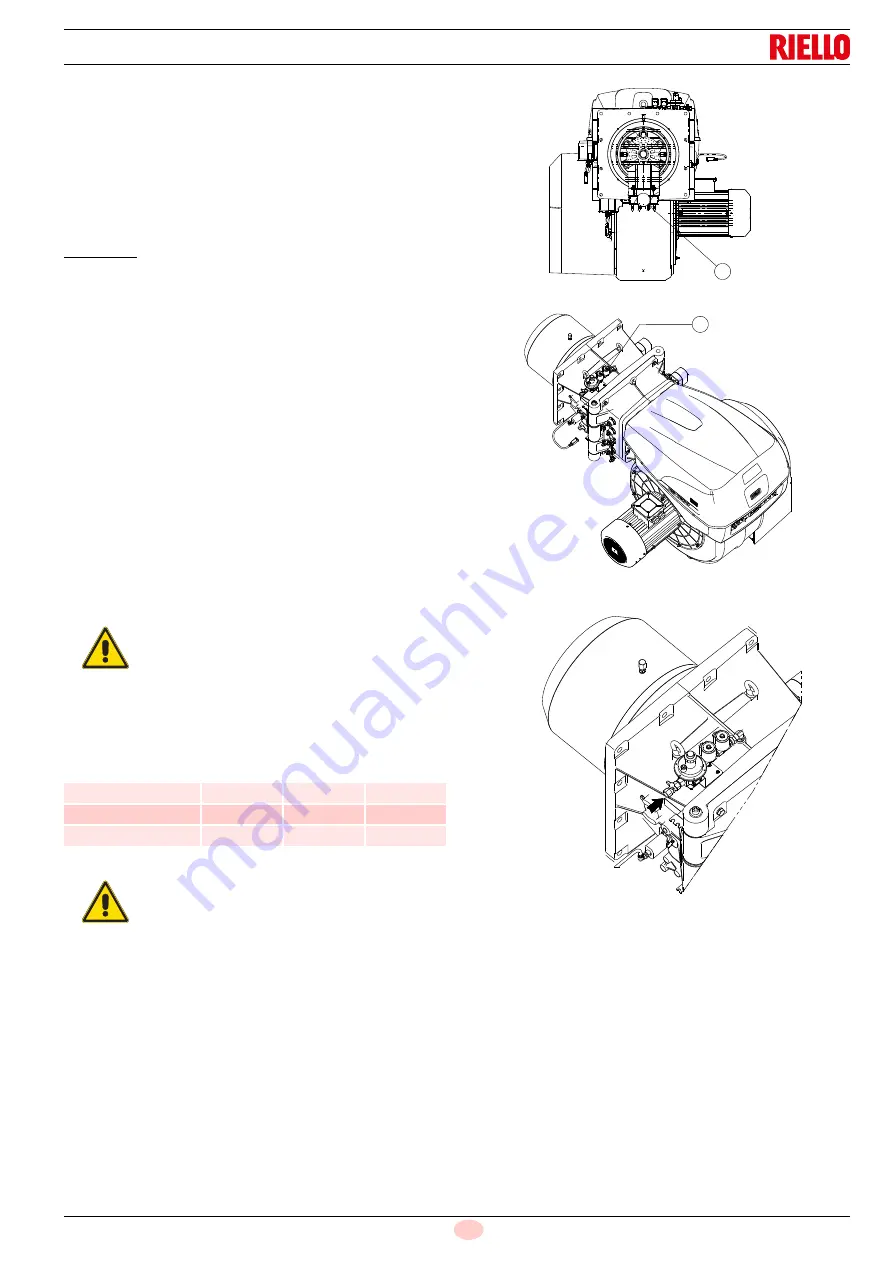 Riello RS 1300/E C01 Installation, Use And Maintenance Instructions Download Page 25