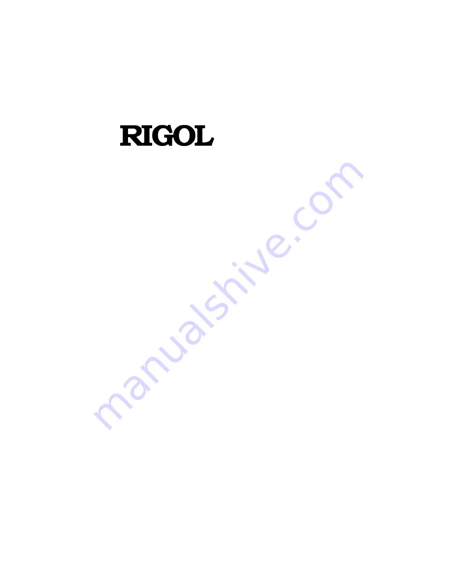 Rigol PVA7000 Series User Manual Download Page 1