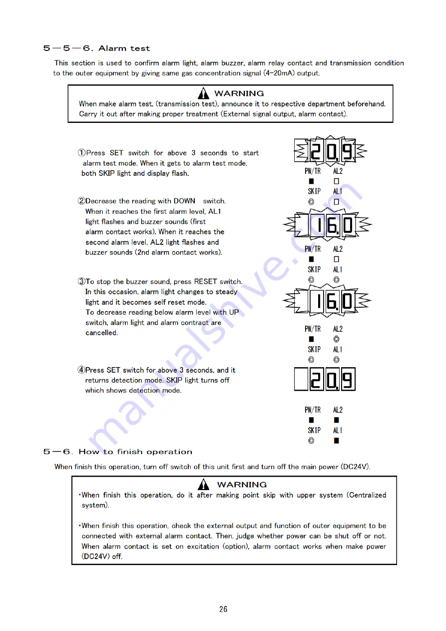 Riken Keiki OX-592 Operating Instructions Manual Download Page 27