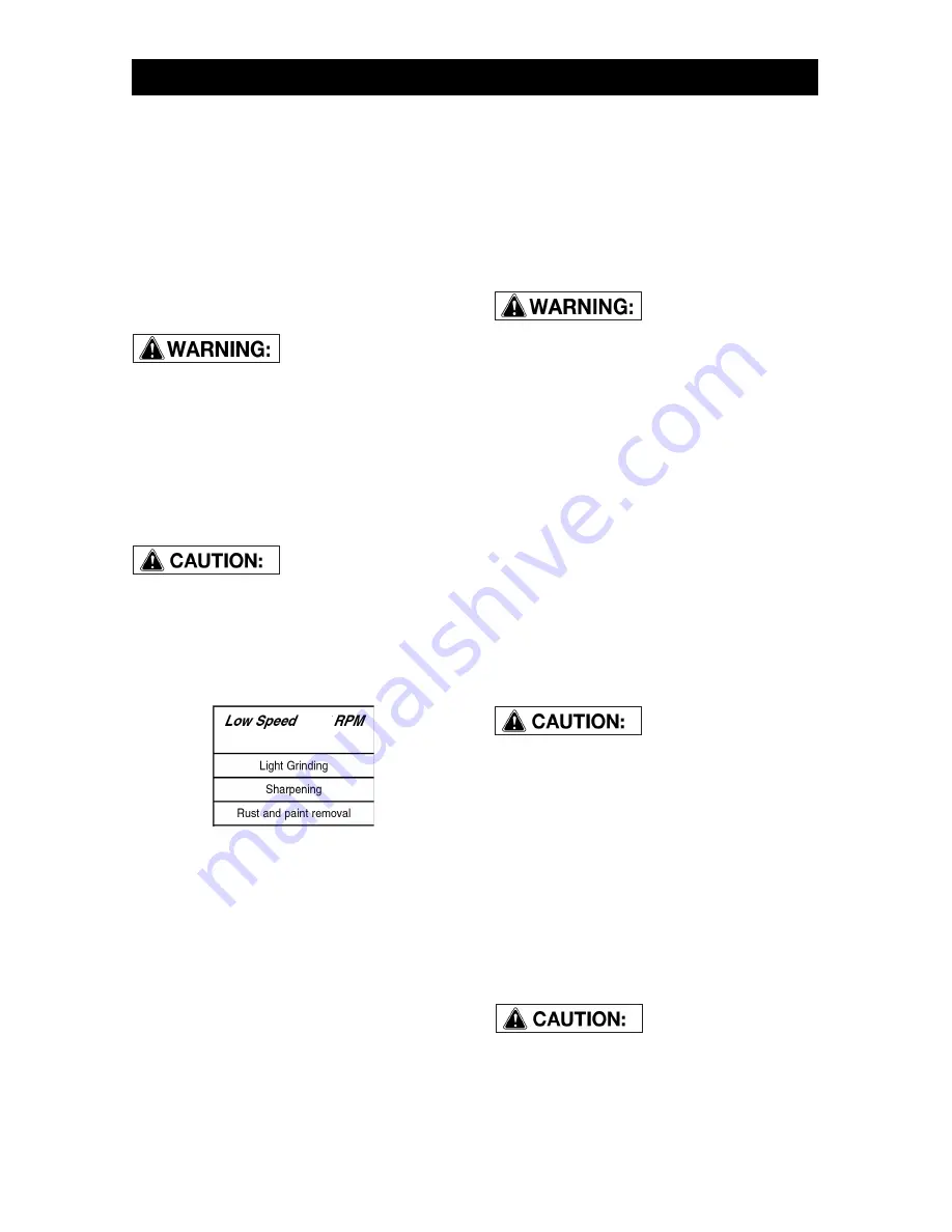 Rikon Power Tools 80-808 Operator'S Manual Download Page 13