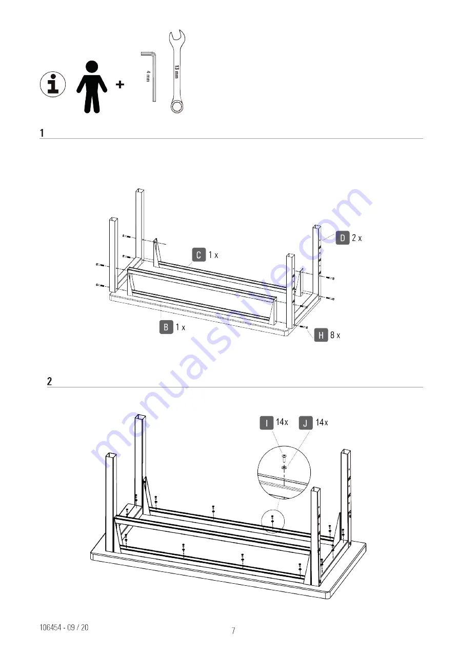 RIKTA 106454 Assembly Instructions Manual Download Page 7