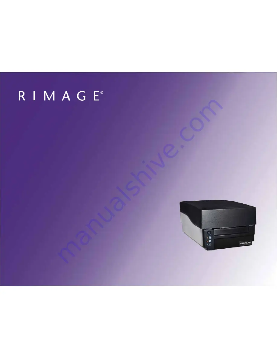 Rimage Prism III User Manual Download Page 1