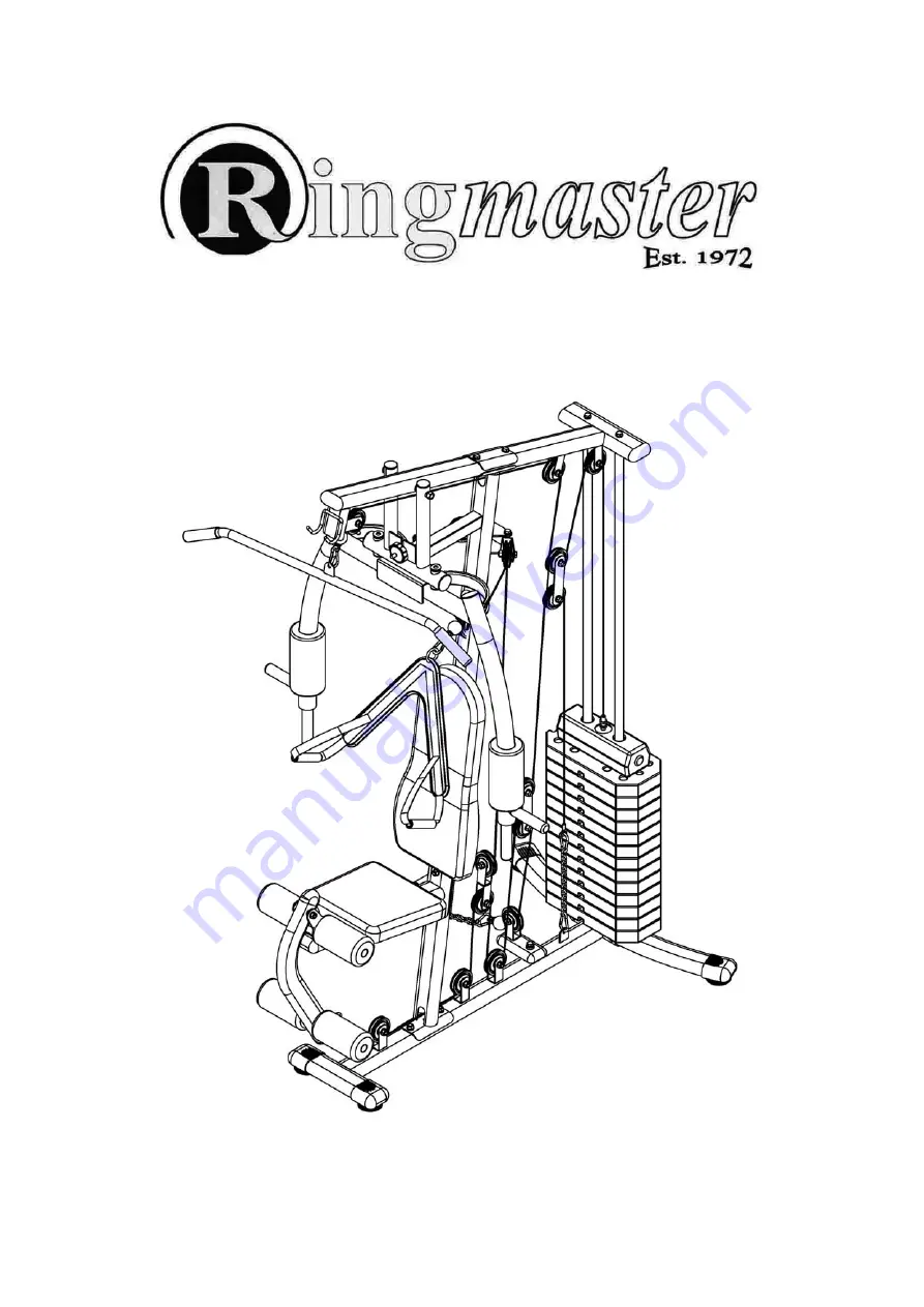 Ringmaster HOME GYM 1000 Owner'S Manual Download Page 1