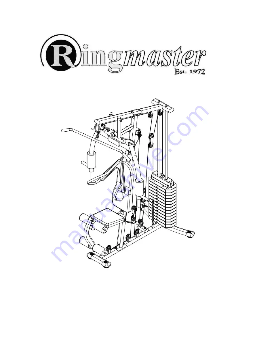 Ringmaster HOME GYM 1000 Скачать руководство пользователя страница 16