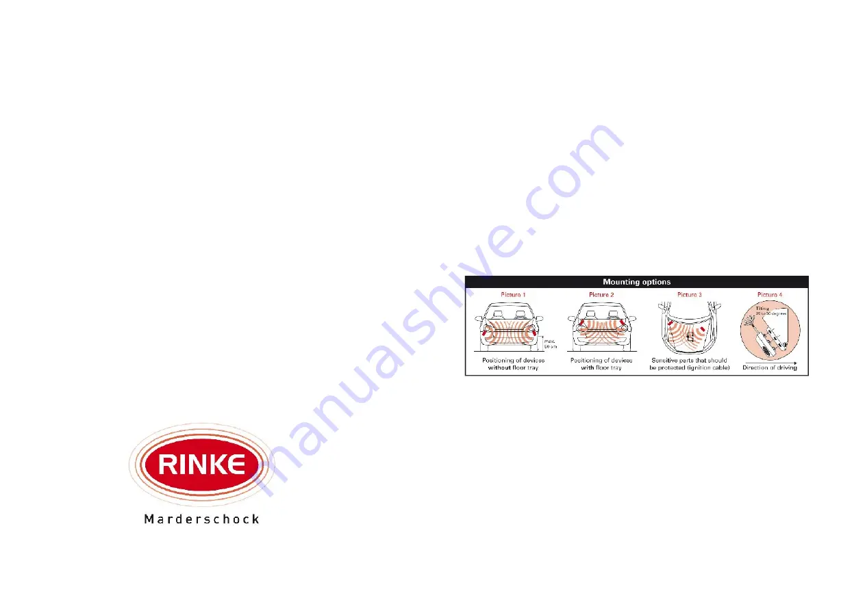 RINKE Marderschock Profi X Plus S 2720 Скачать руководство пользователя страница 3