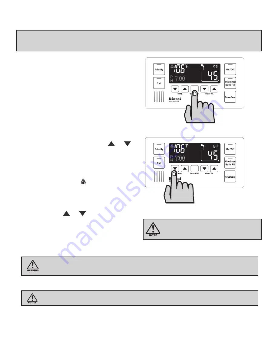 Rinnai C98e Operation & Installation Manual Download Page 14