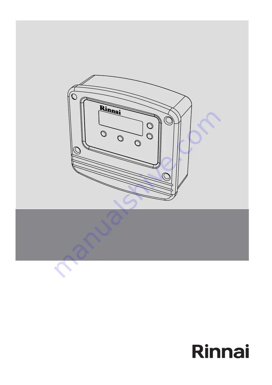 Rinnai DDSTAT234 Скачать руководство пользователя страница 1