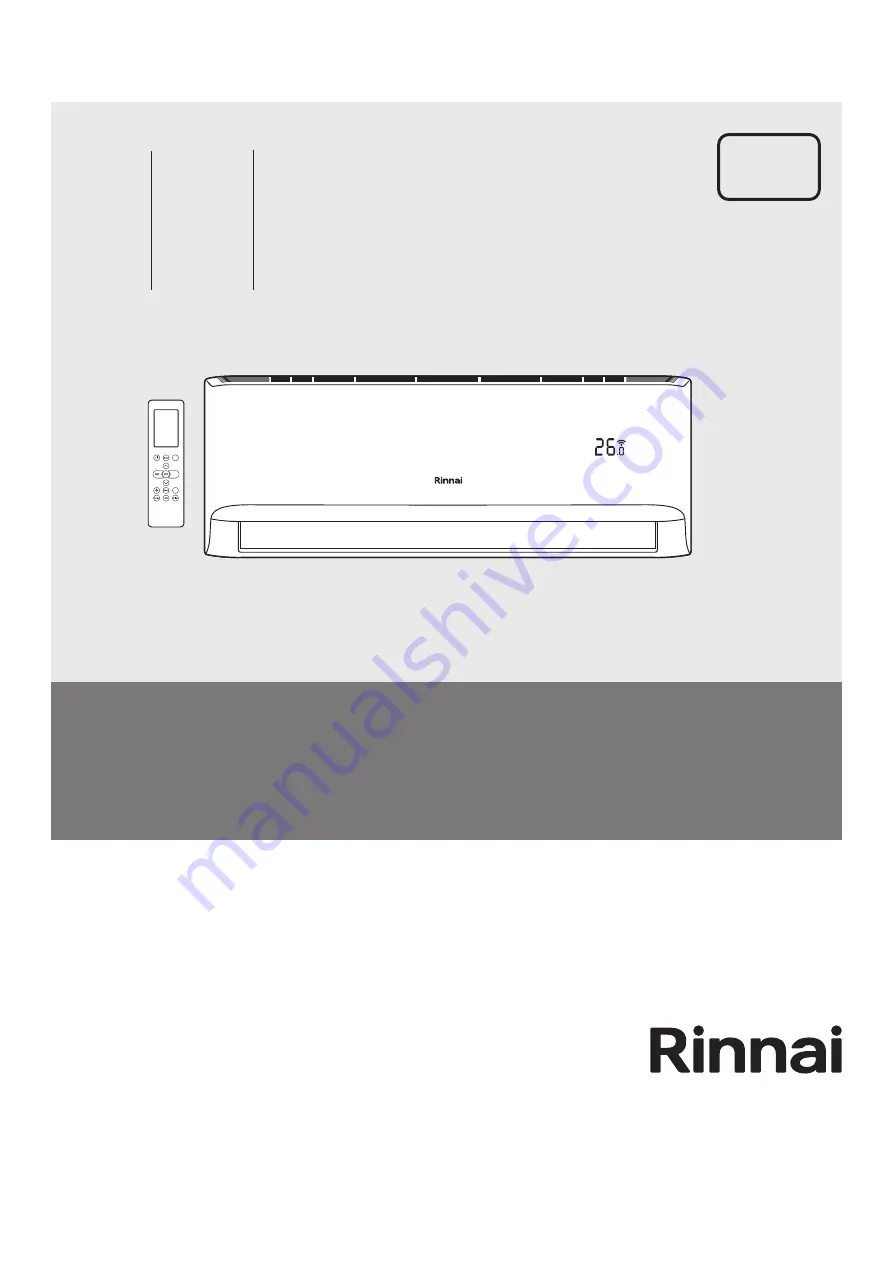 Rinnai HINRP20M Operation Manual Download Page 1