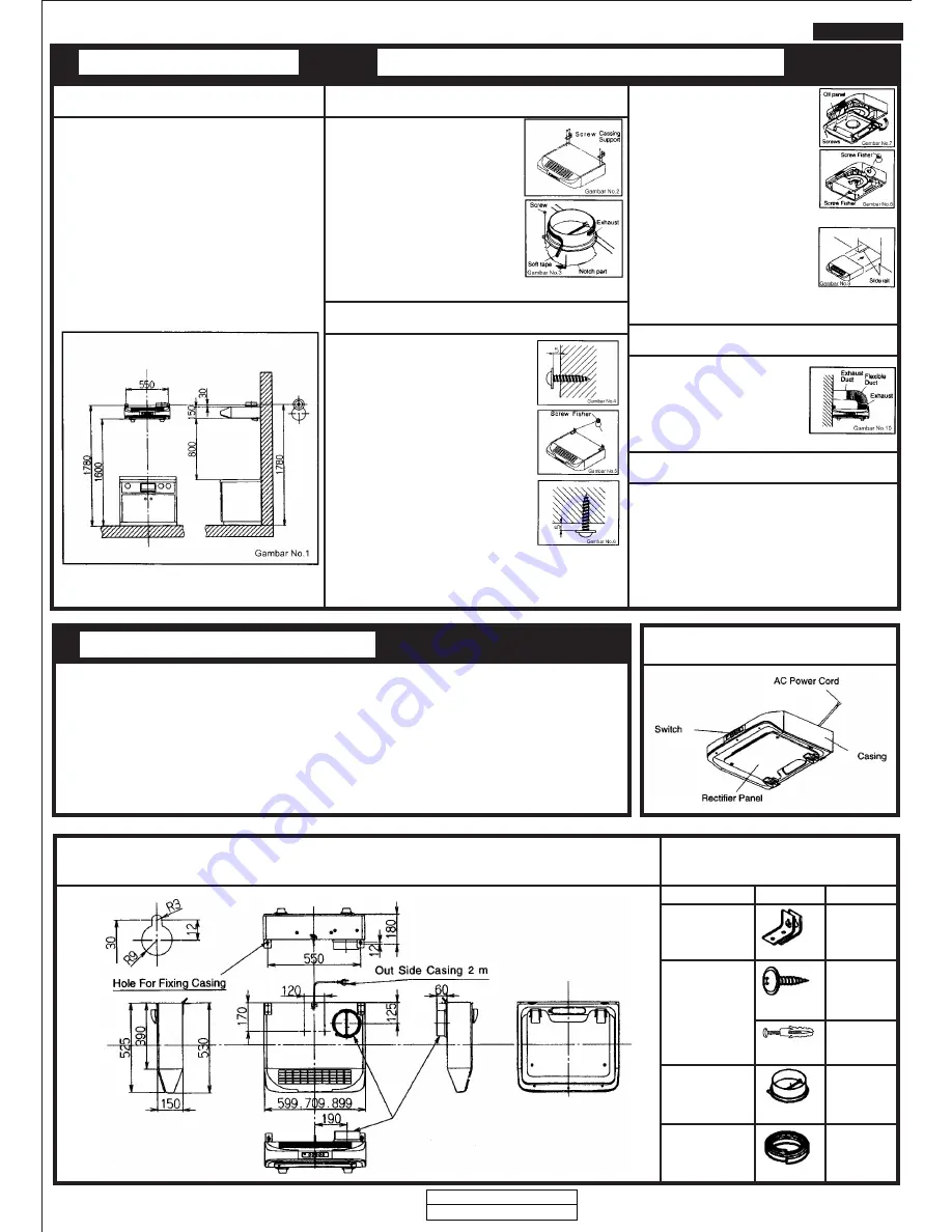 Rinnai RH - 60V Installation Manual Download Page 1