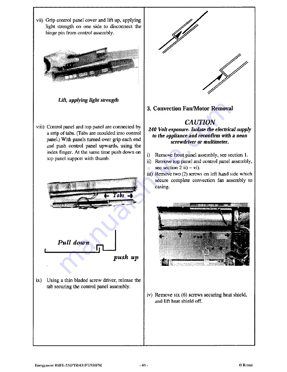 Rinnai RHFE-431 FT Скачать руководство пользователя страница 46