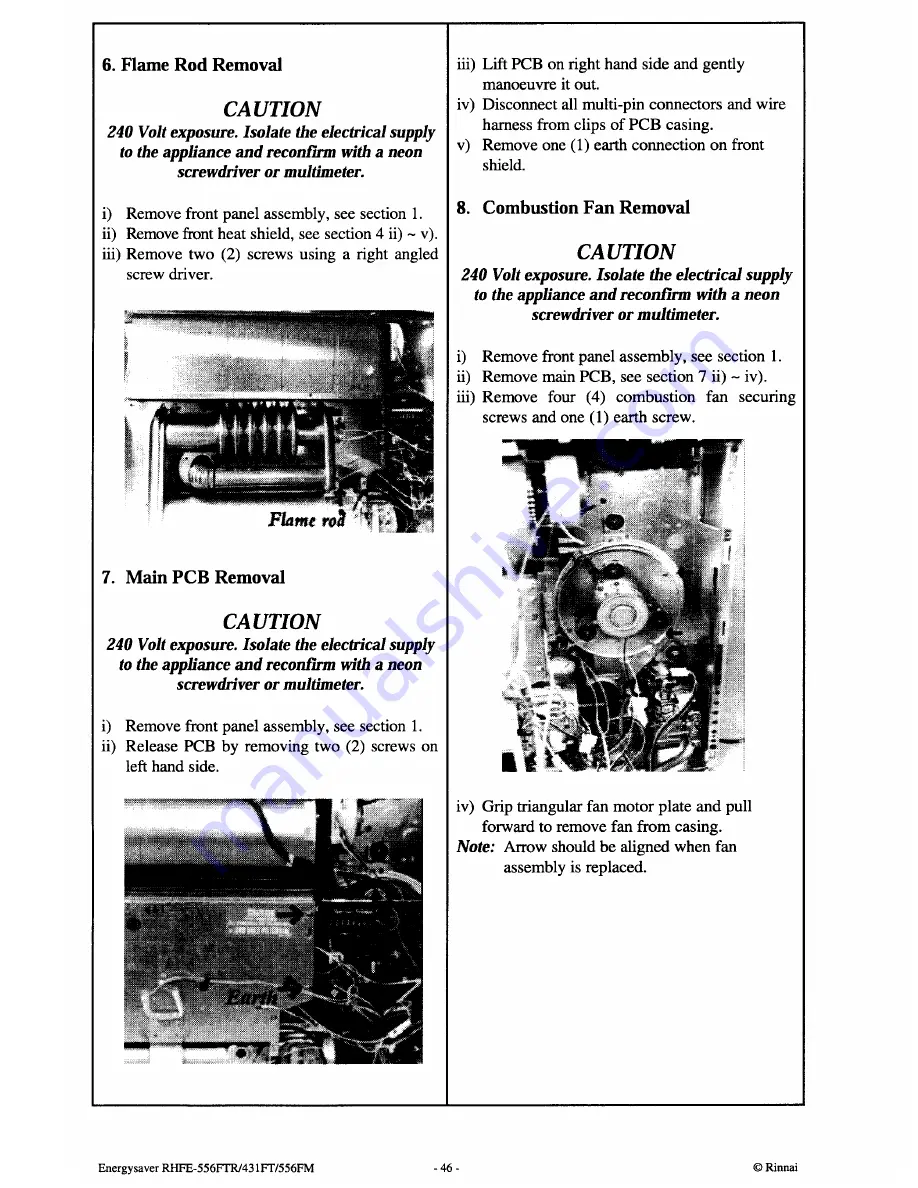 Rinnai RHFE-431 FT Скачать руководство пользователя страница 49