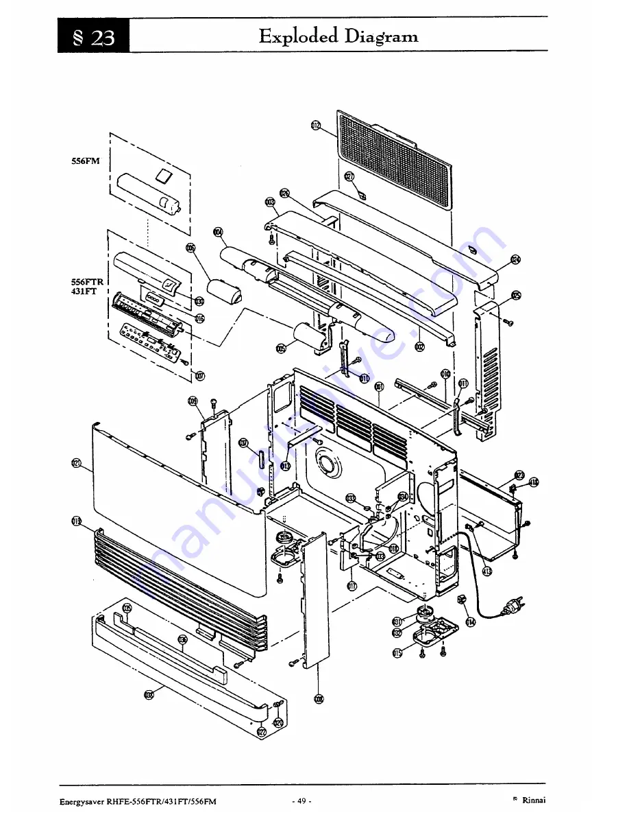 Rinnai RHFE-431 FT Скачать руководство пользователя страница 52