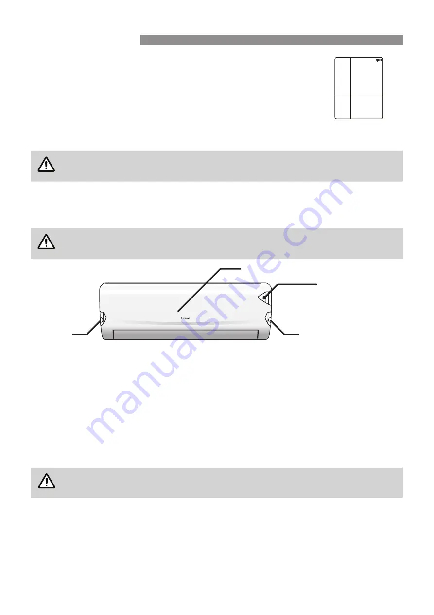 Rinnai RINV25RC Operation Manual Download Page 14