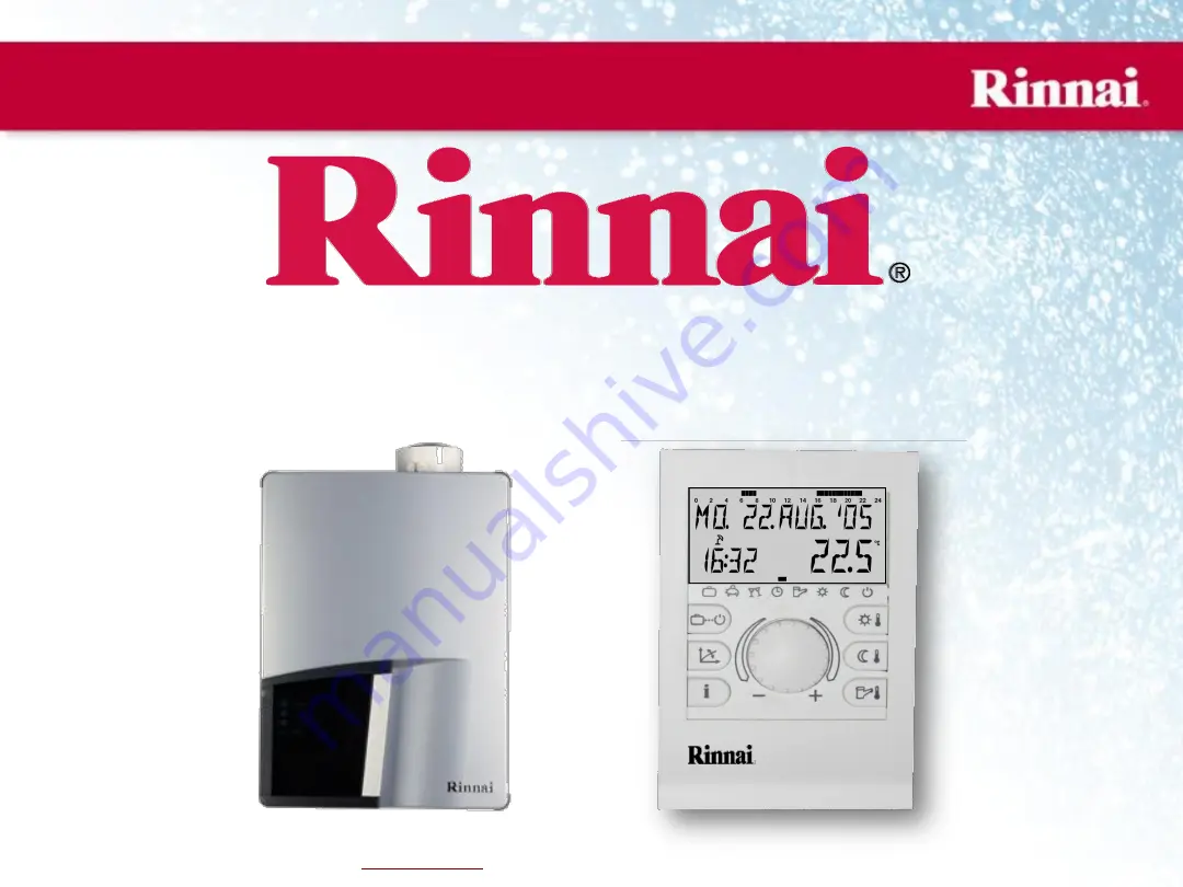 Rinnai RS100 Скачать руководство пользователя страница 1