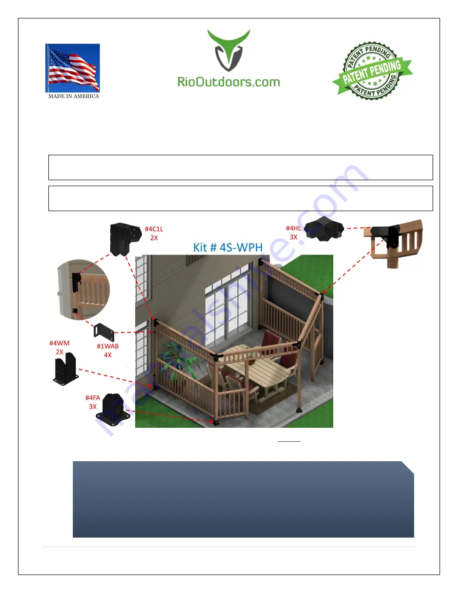 RioOutdoors 4S-WPH Скачать руководство пользователя страница 1