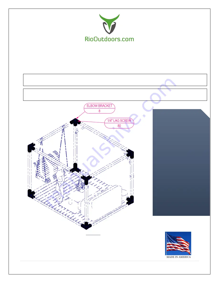 RioOutdoors 6F-SC Installation Instructions Manual Download Page 1