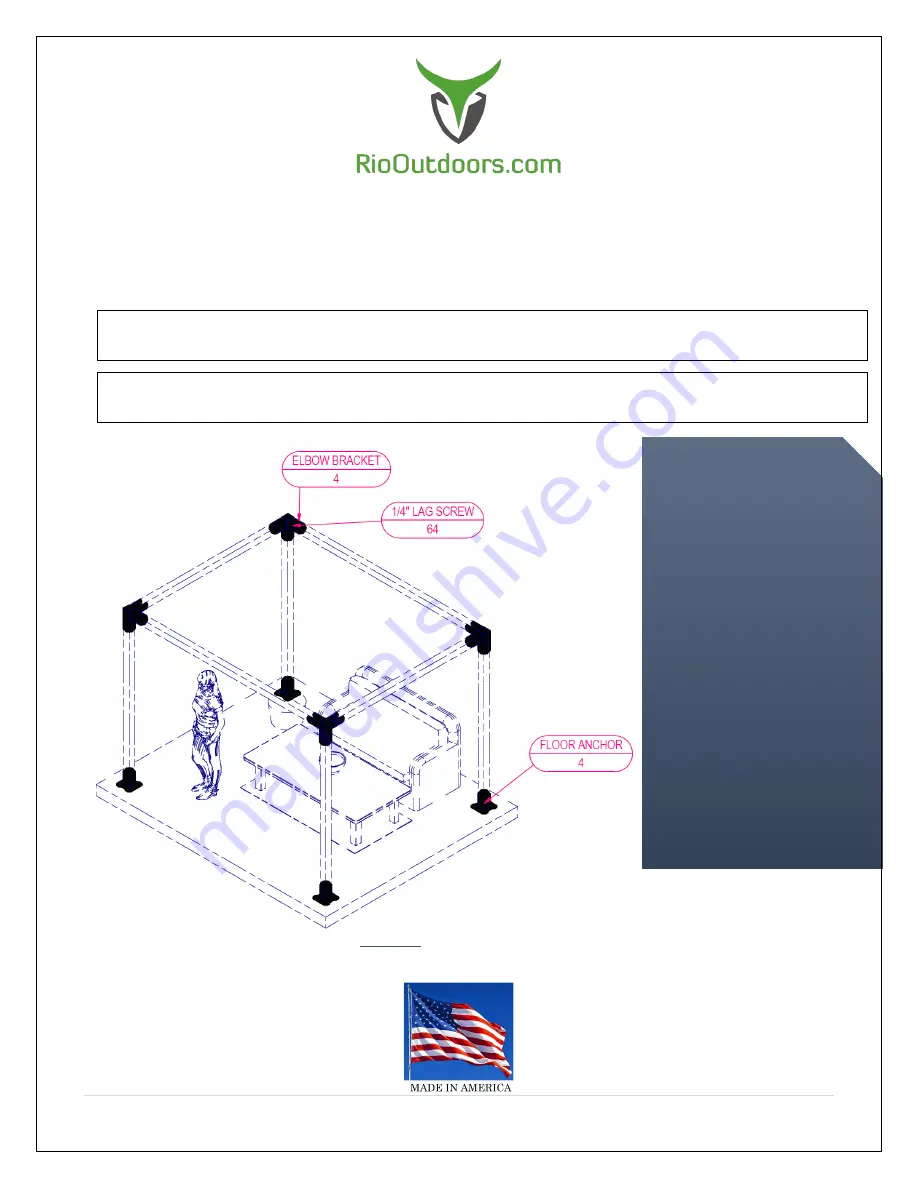 RioOutdoors 6S-SC Installation Instructions Manual Download Page 1