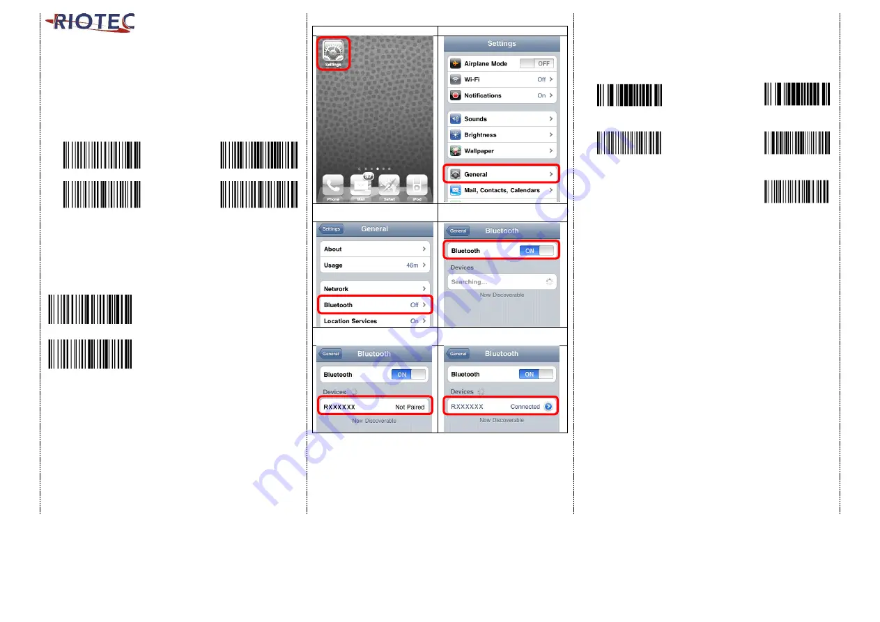 RIOTEC iDC9272A Quick Manual Download Page 2