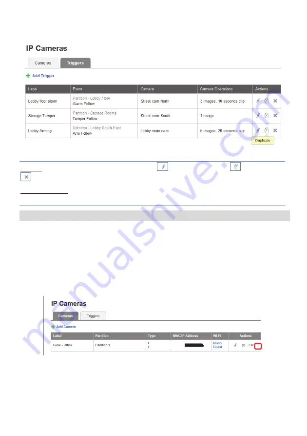 Risco VUpoint RVCM32W Installation Manual Download Page 21