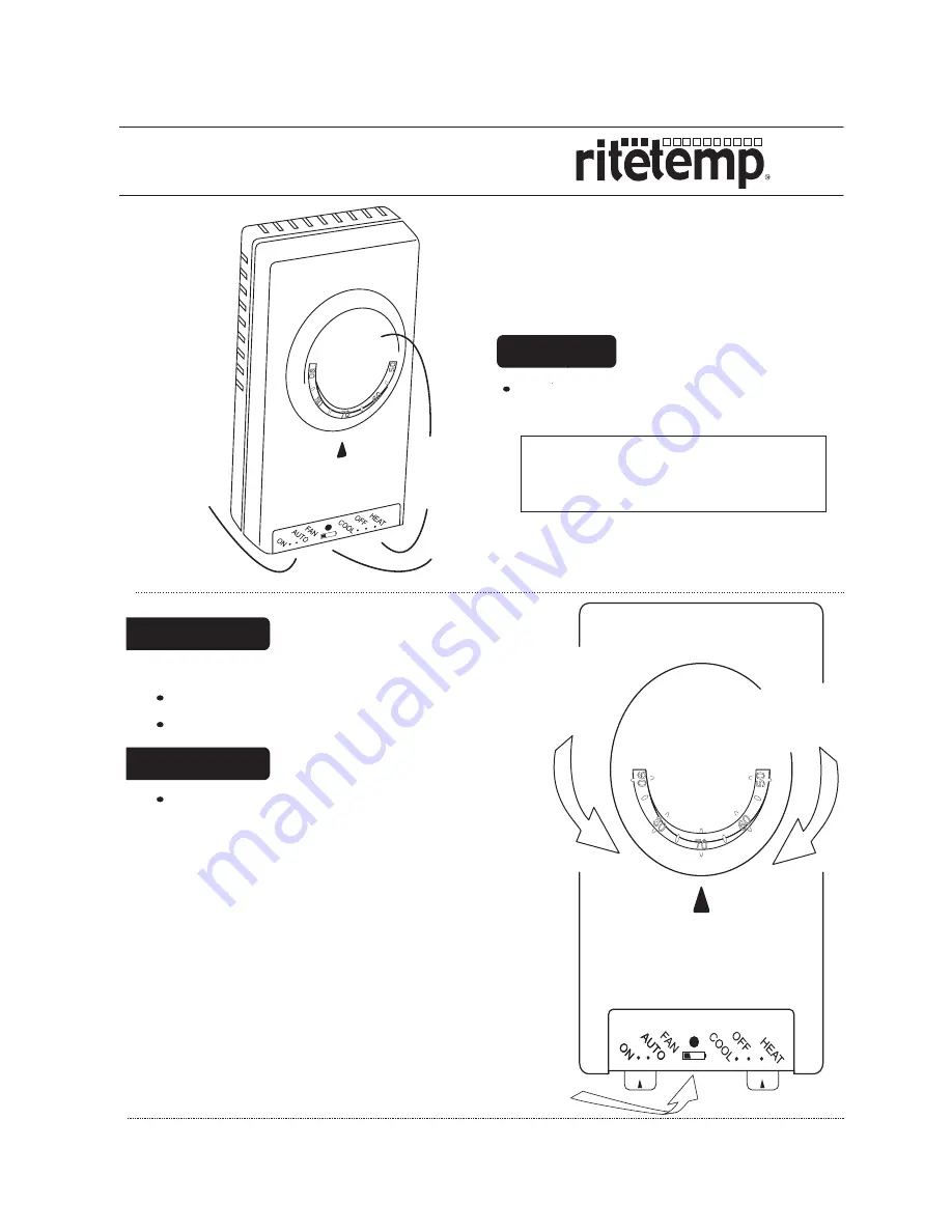 ritetemp 6008 Скачать руководство пользователя страница 1